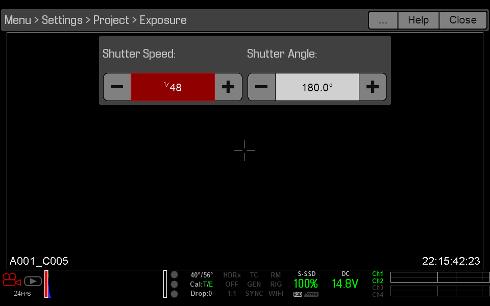 light frequency 50hz or 60hz camera